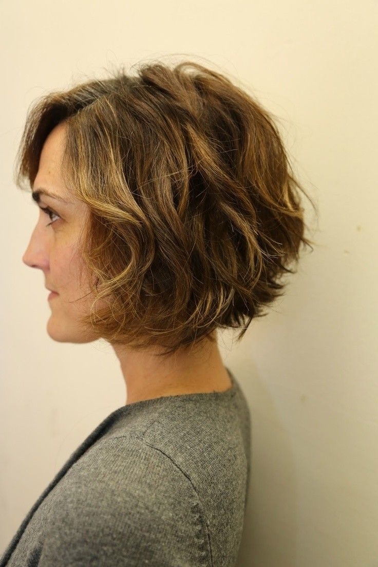 12 Stylish Bob Hairstyles For Wavy Hair | Hair Styles | Pinterest for Short Haircuts For Wavy Hair Back View