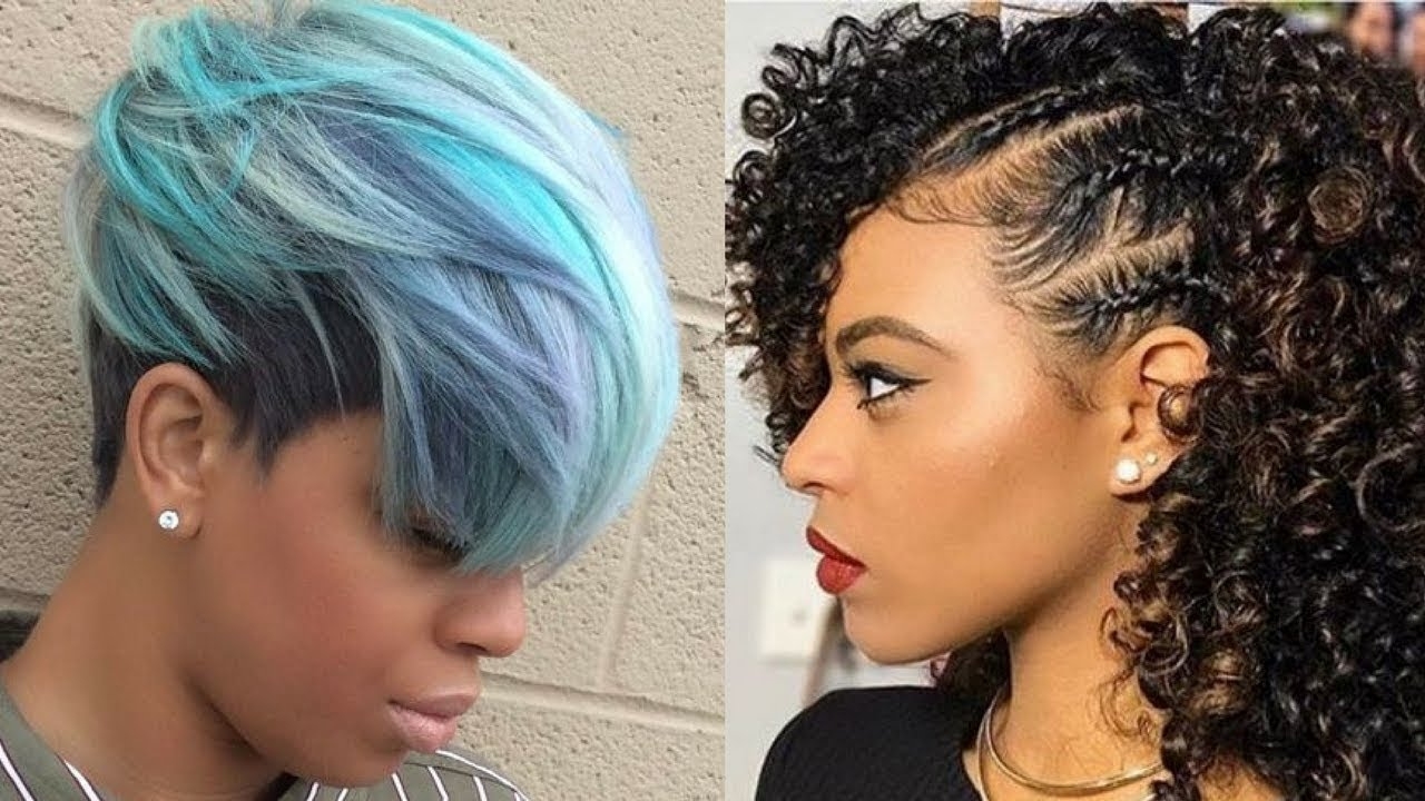2018 Hairstyle Ideas For Black Women - Youtube for New Hairstyle 2018 Female Black