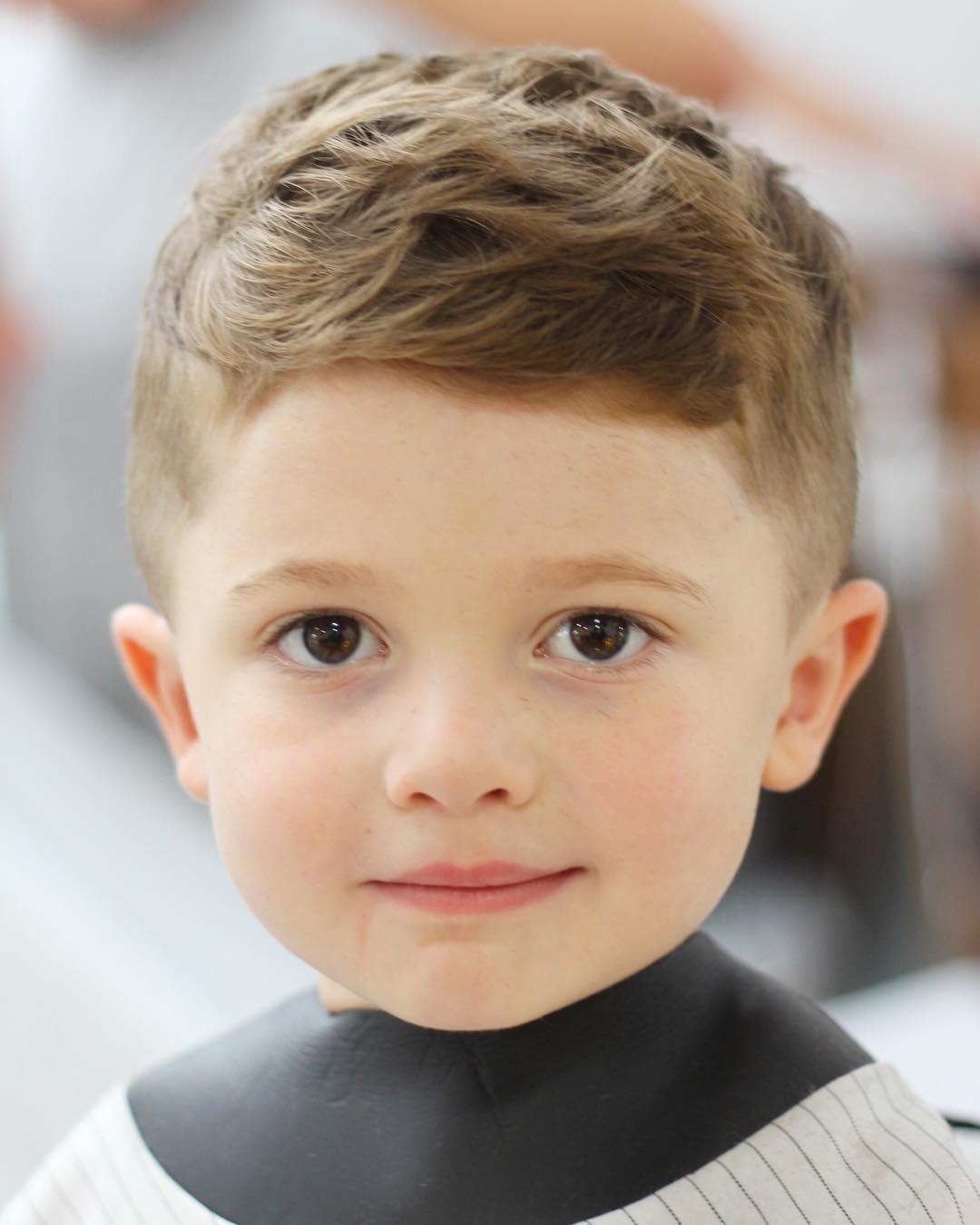 Best 34 Gorgeous Kids Boys Haircuts For 2018. with regard to Haircut For Round Face Child