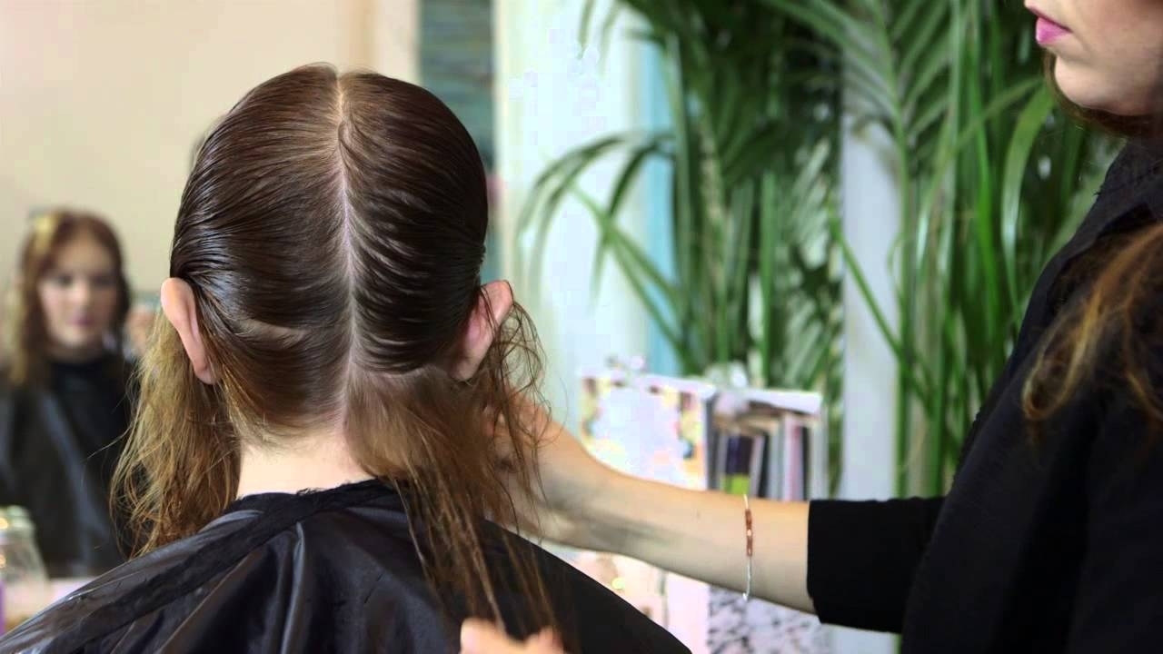 Triangle Haircuts For Thin Hair : Styling Thin &amp; Damaged Hair - Youtube regarding Haircut For Thin Damaged Hair