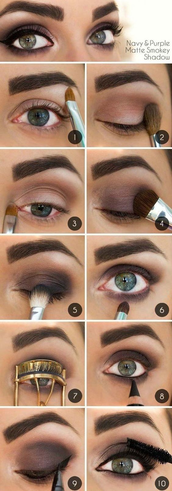 10 Step By Step Makeup Tutorials For Green Eyes - Her Style Code regarding What Color Eyeshadow For Blue Green Eyes And Dark Hair