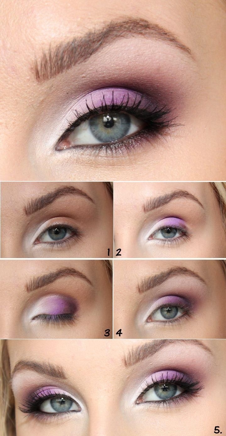 12 Easy Ideas For Prom Makeup For Blue Eyes | I Wear A Mask | Pinterest throughout How To Wear Purple Eyeshadow With Blue Eyes