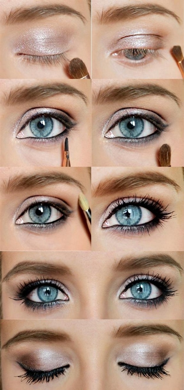 12 Easy Step-By-Step Makeup Tutorials For Blue Eyes - Her Style Code for How To Do Your Makeup For Blue Eyes