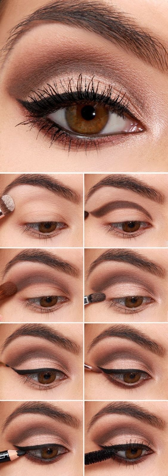 32 Easy Step By Step Eyeshadow Tutorials For Beginners | Makeup with regard to Easy Eye Makeup For Brown Eyes Step By Step