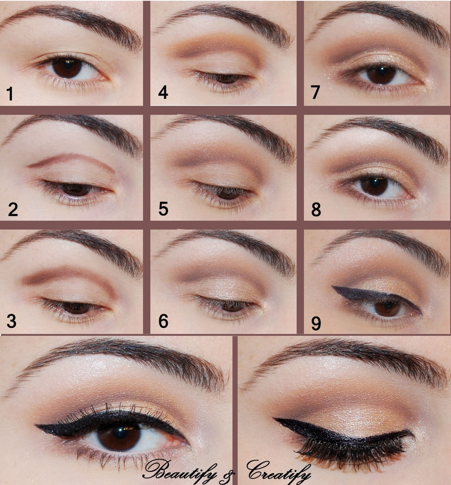 32 Easy Step By Step Eyeshadow Tutorials For Beginners | Styles Weekly in Easy Eye Makeup Step By Step With Pictures