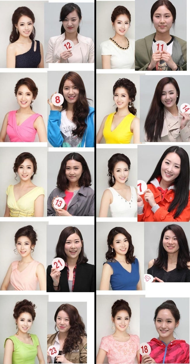 Before After Makeup Finalis Miss Korea 2013 ~ Fact, Information, Truth within Before After Makeup Finalis Miss Korea 2013