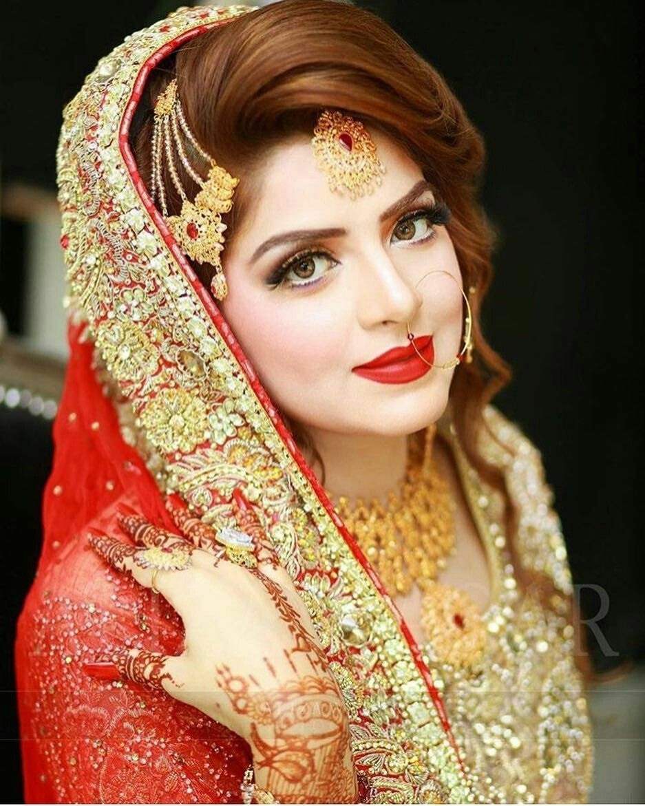 Bride Hair Style And Jewllry | Bridal | Pakistani Bridal, Pakistani within Pakistani Wedding Makeup Pictures