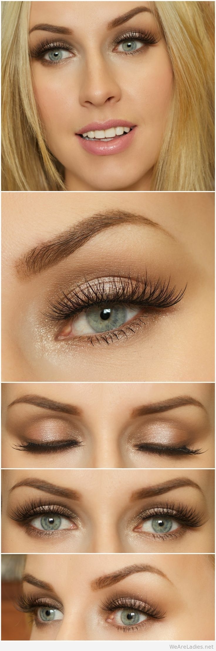 Brown Eye Makeup For Blue Eyes And Blonde Hair | Makeup | Makeup throughout Eyeshadow Color For Blue Green Eyes And Brown Hair