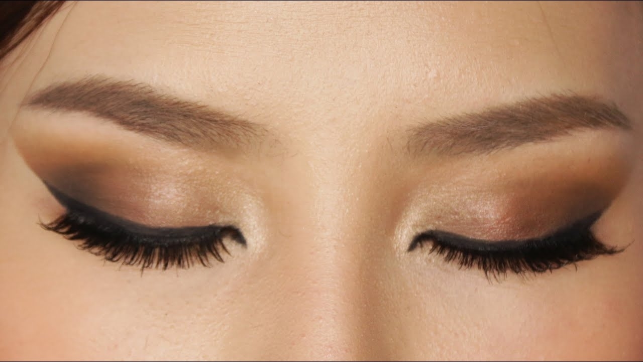 Easy Brown Smokey Eye Makeup Tutorial - Youtube regarding Basic Smokey Eye Makeup