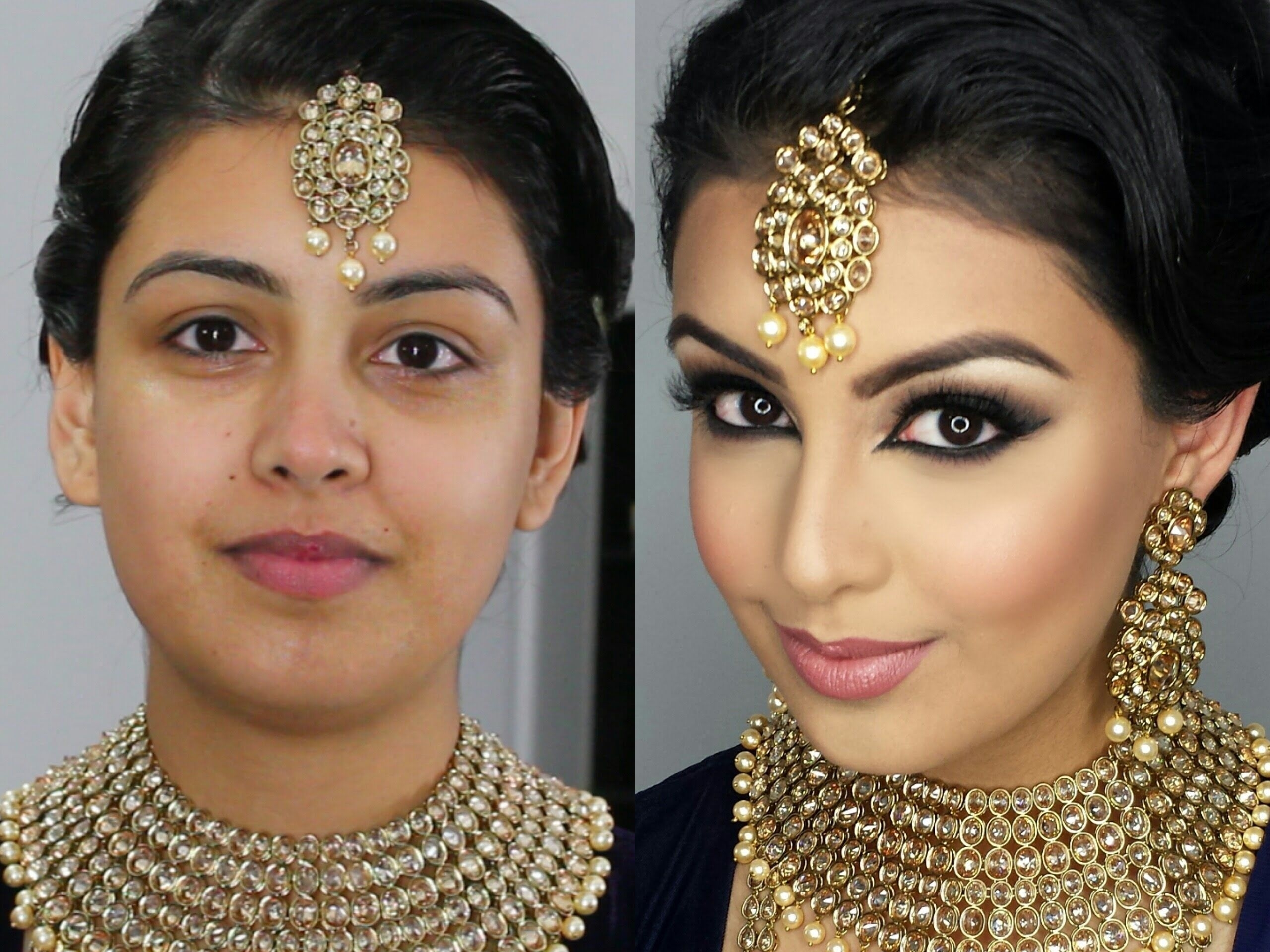 Indian/bollywood/south Asian Bridal Makeup | Start To Finish | Mona pertaining to Indian Bridal Makeup Look