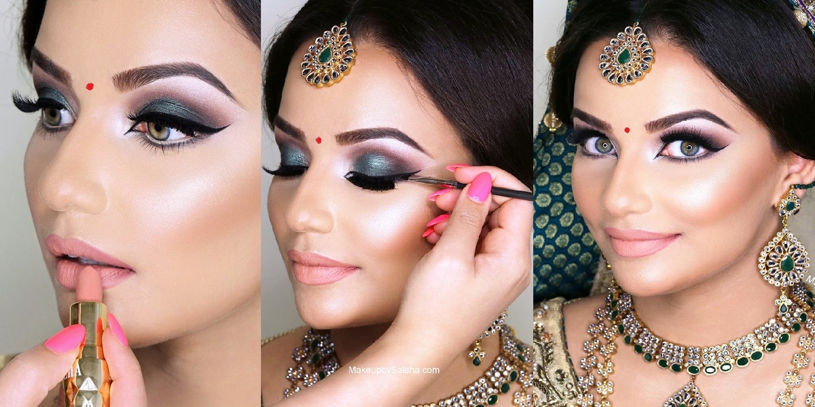 Indian Bridal Wedding Makeup Step By Step Tutorial With Pictures with Indian Makeup Step By Step Pictures