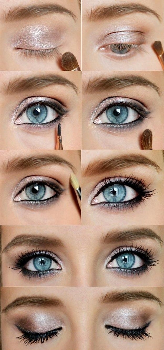 Lovely Makeup Tutorials For Blue Eyes | Makeup | Makeup, Eye Makeup with regard to How To Apply Gold Eyeshadow For Blue Eyes