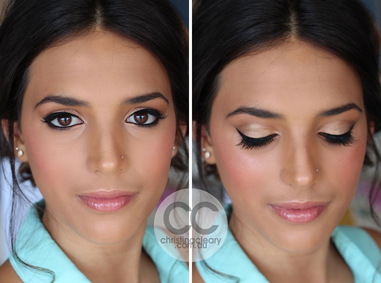 Tanned Skin, Brown Eyes, Winged Liner, Winged Eyeliner, French with Makeup Ideas For Brown Eyes And Tan Skin