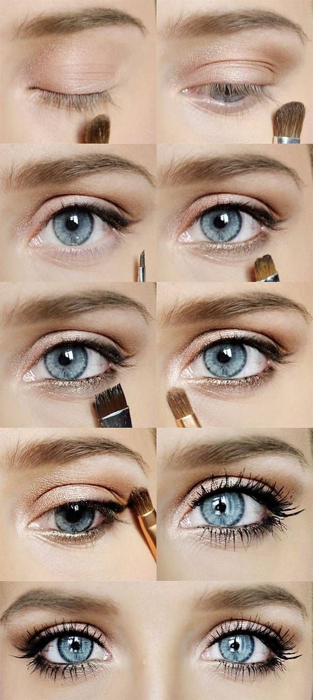 20 Amazing Eye Makeup Tutorials Ideas 3 20 Amazing Eye Makeup inside How To Apply Eye Makeup For Blue Eyes
