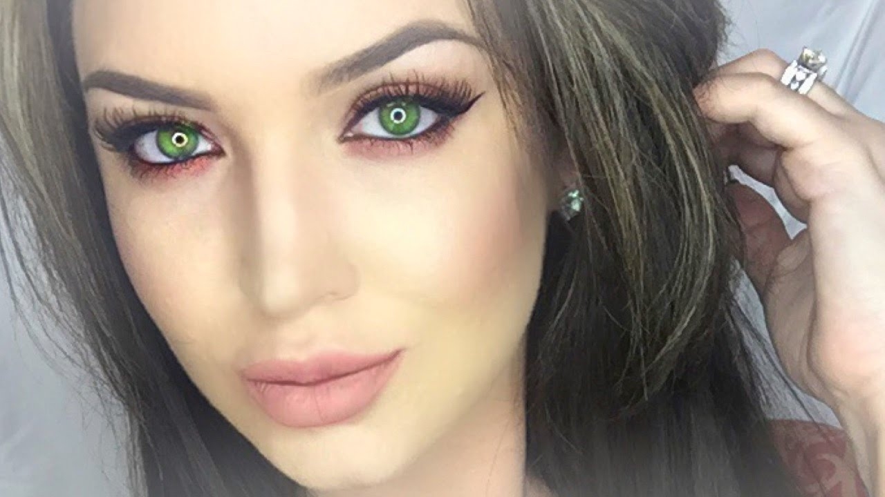Enhance Hazel | Green Eyes ♡ Makeup Tutorial - Youtube within Makeup For Green Eyes And Dark Hair