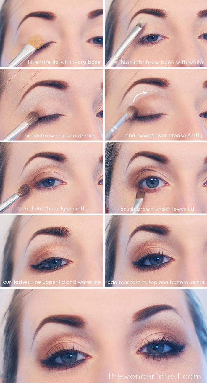 Everyday Neutral Smokey Eye Tutorial - Wonder Forest within Smokey Eye Look Step By Step Pictures