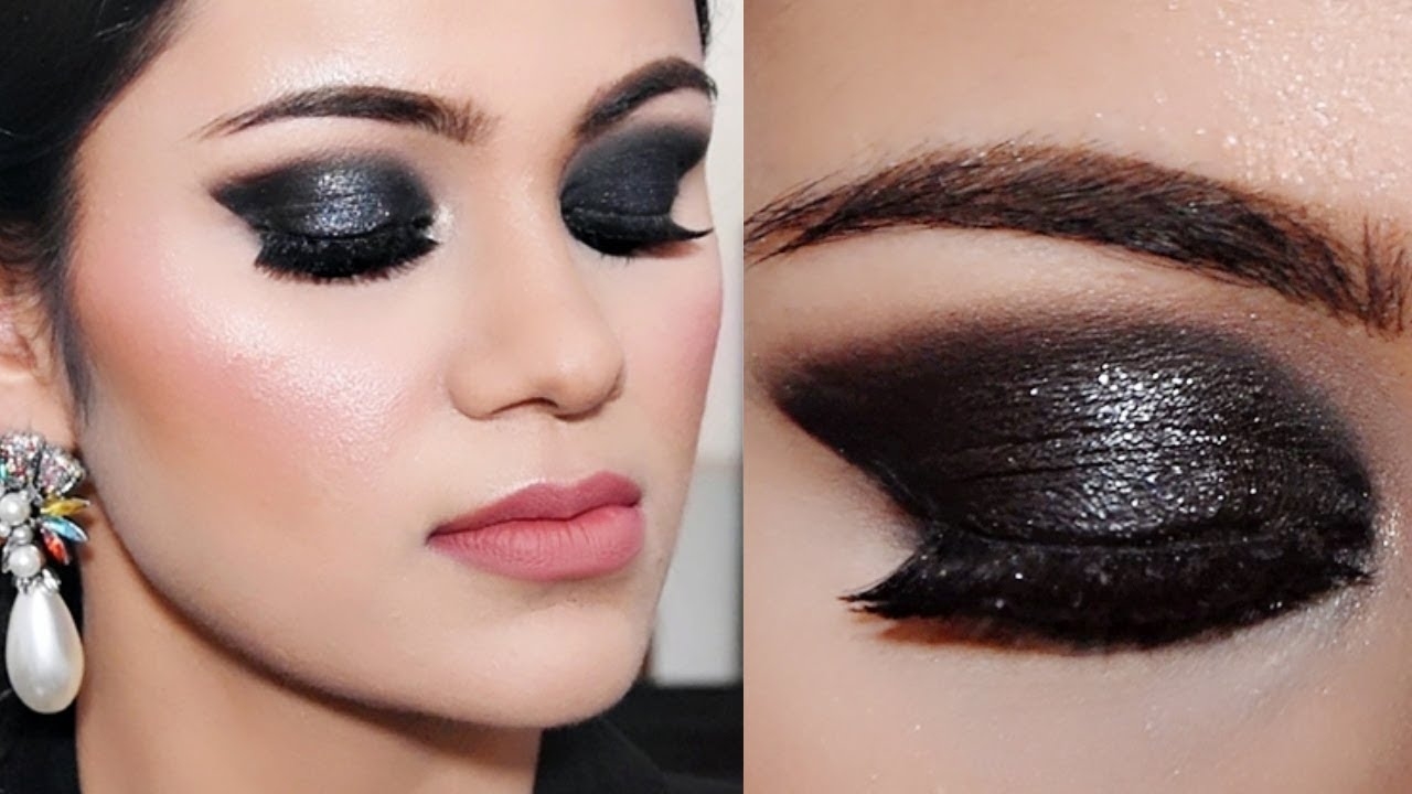 3 Step Black Smokey Eye Makeup For Beginners |Tutorial In Hindi With within Smokey Eye Makeup Tips In Hindi