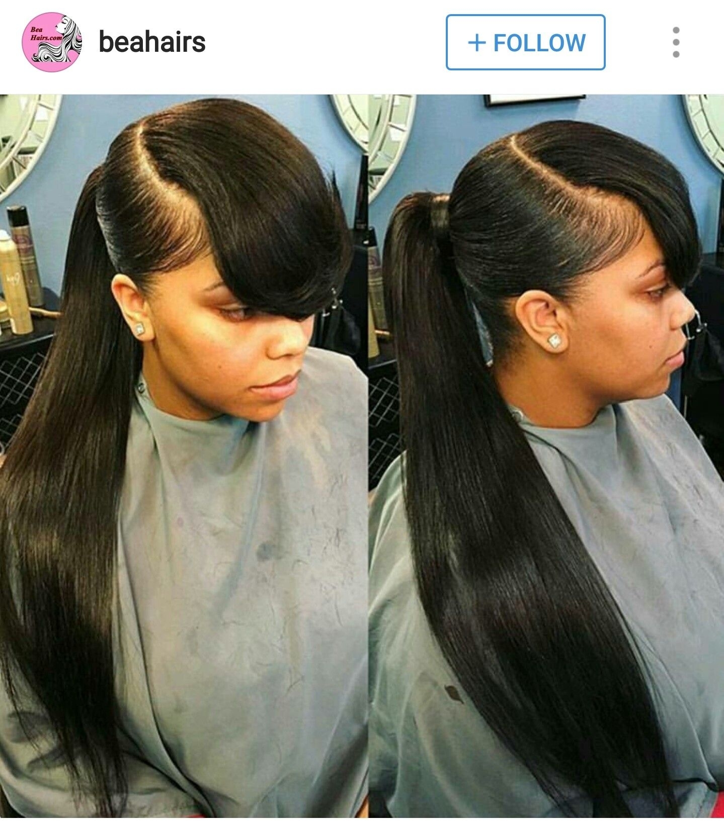 Pin By Ladonna Vann On Hairstyles To Try | Long Ponytail Hairstyles throughout Black Hair Ponytail Weave