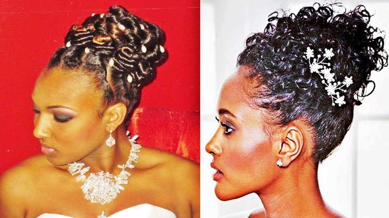 Pin Up Hairstyles Wedding For Black Women - Youtube regarding The Black Pin Up Hair