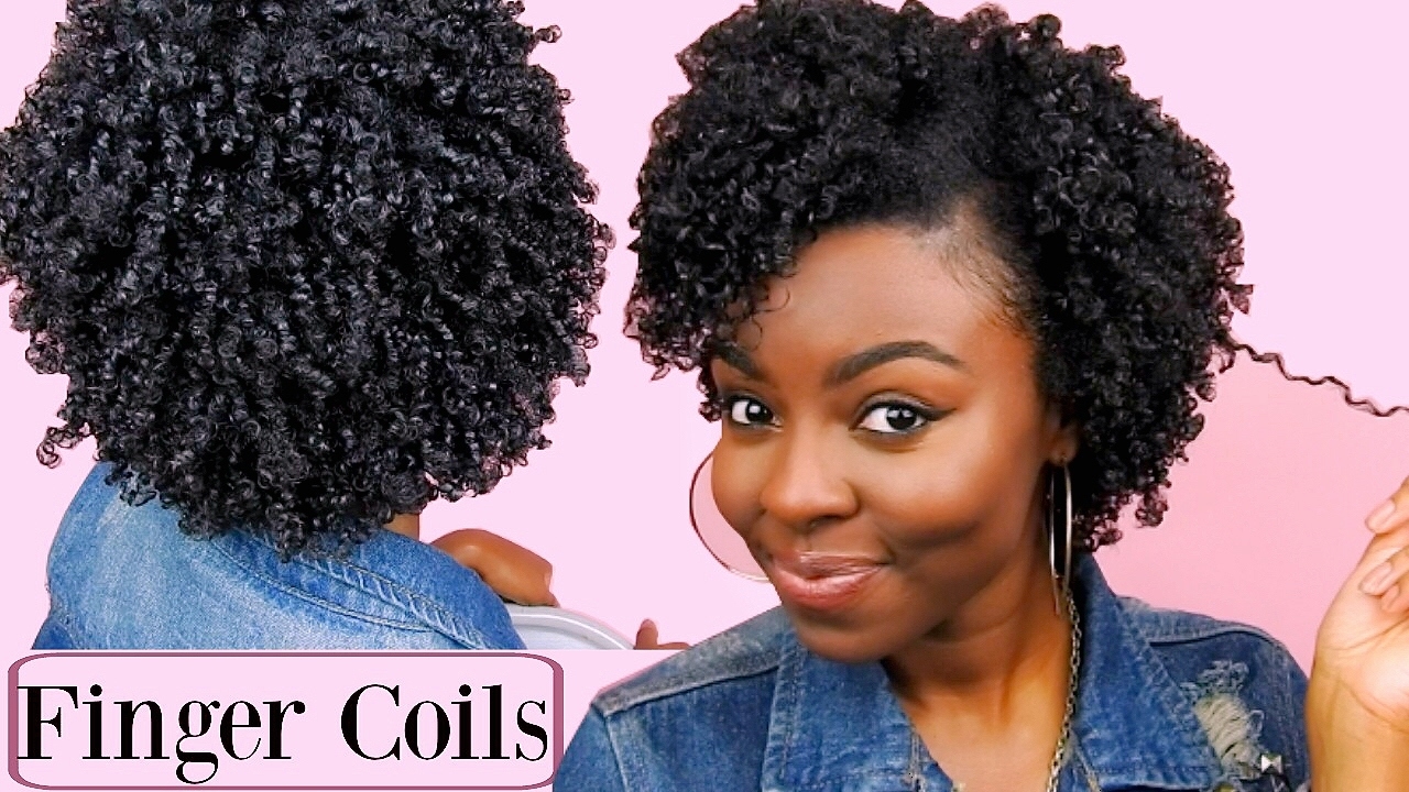 Super Defined Finger Coils | Short To Medium Natural Hair - Youtube intended for Coils For Natural Hair