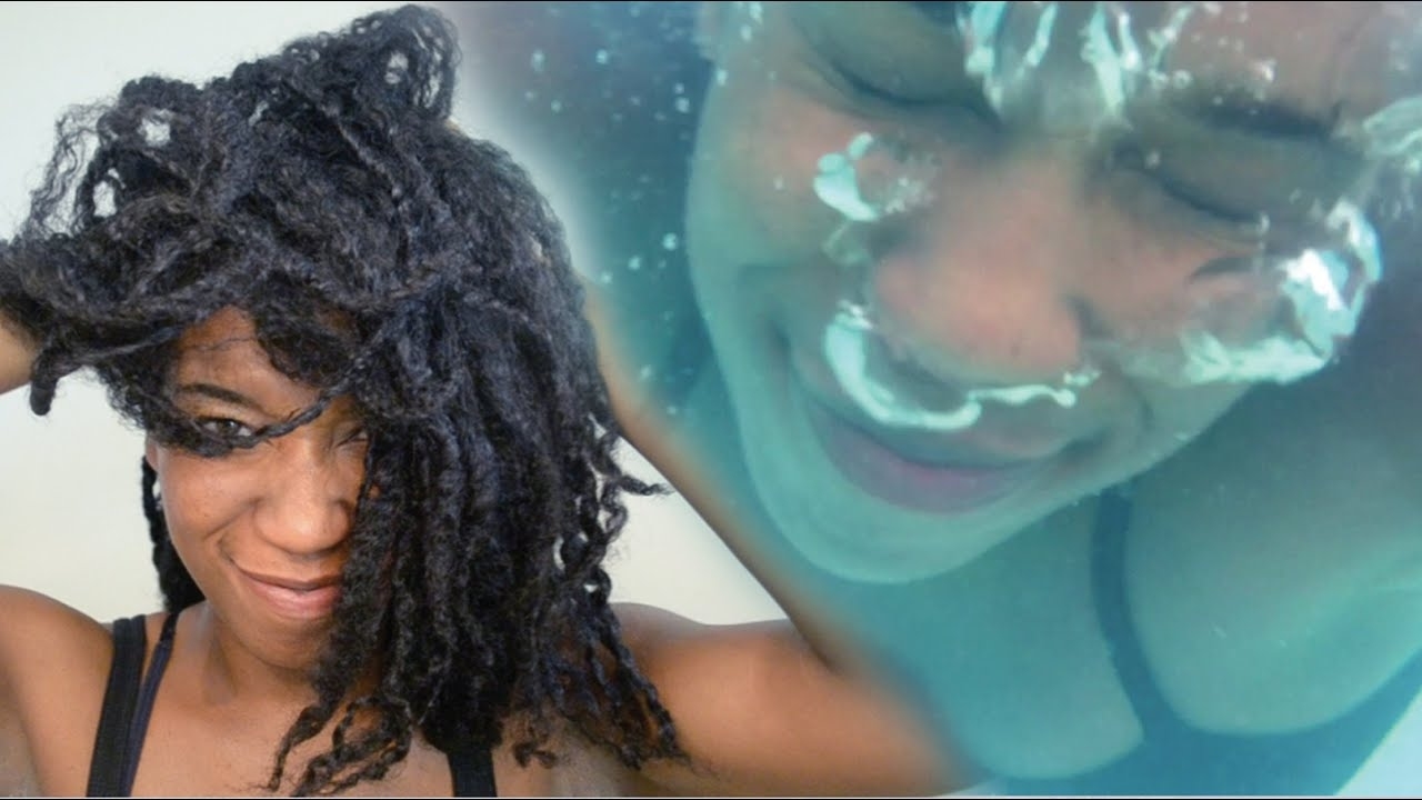 Swimming With Natural Hair | Protection From Chlorine And Salt - Youtube intended for African American Hairstyle Best For Swimming