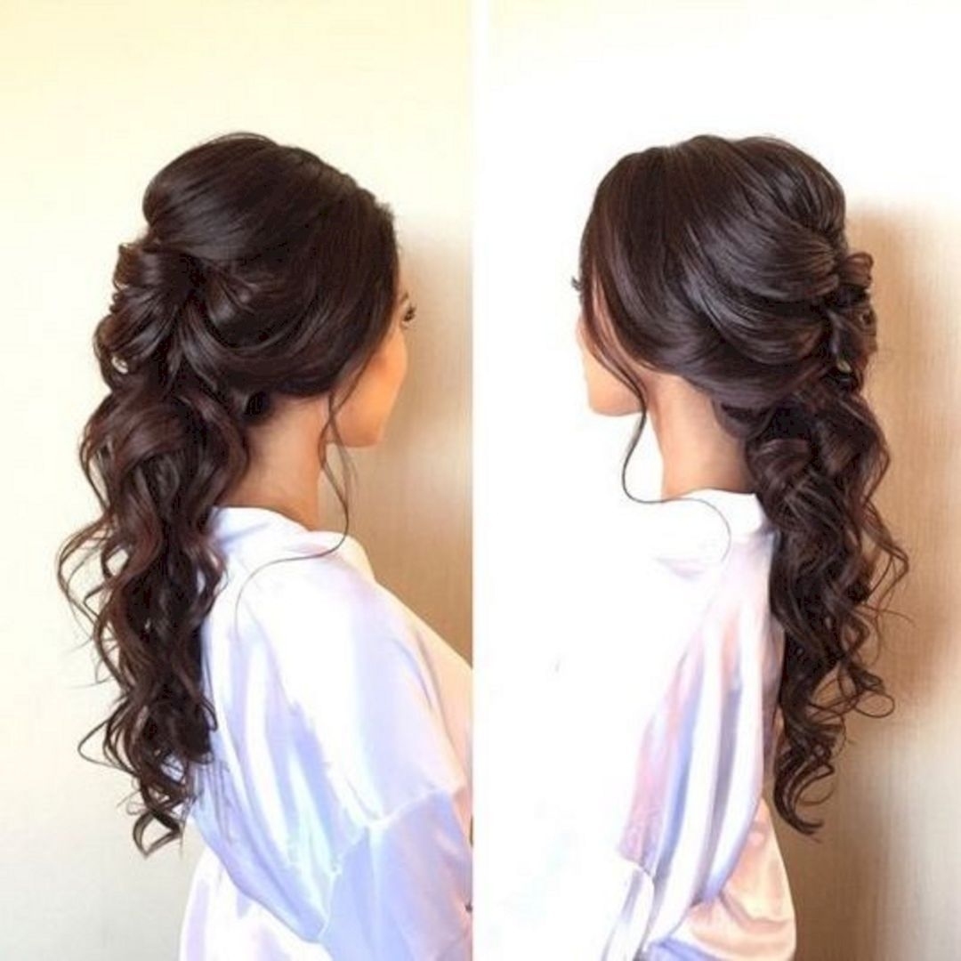 15 Beautiful And Adorable Half Up Half Down Wedding Hairstyles Ideas inside Very best Asian Wedding Hairstyles For Long Hair