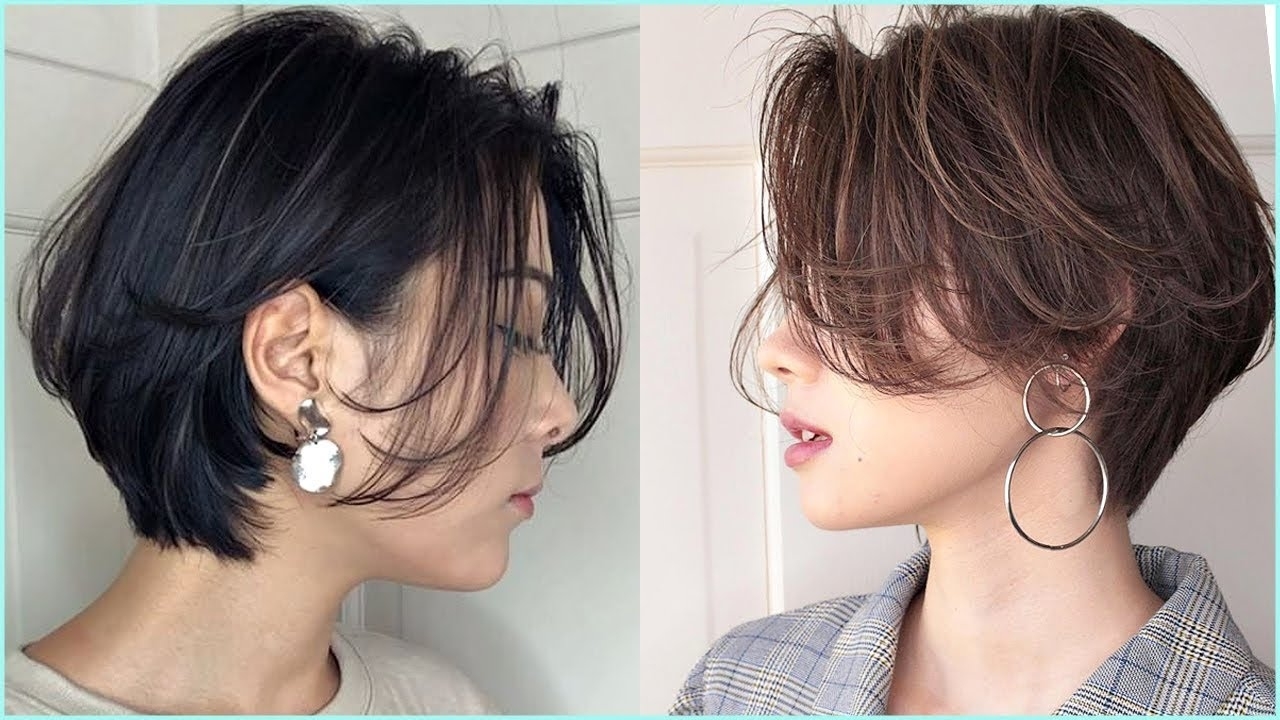 17 Cutes Korean Short Haircuts ?professional Haircut - Youtube with regard to Asian Short Hairstyles 2019