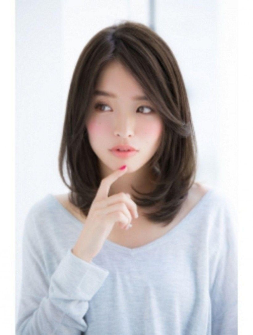 2018-2019 Korean Haircuts For Women - Shapely Korean Hairstyles in Korean Hairstyle For Oval Face Female