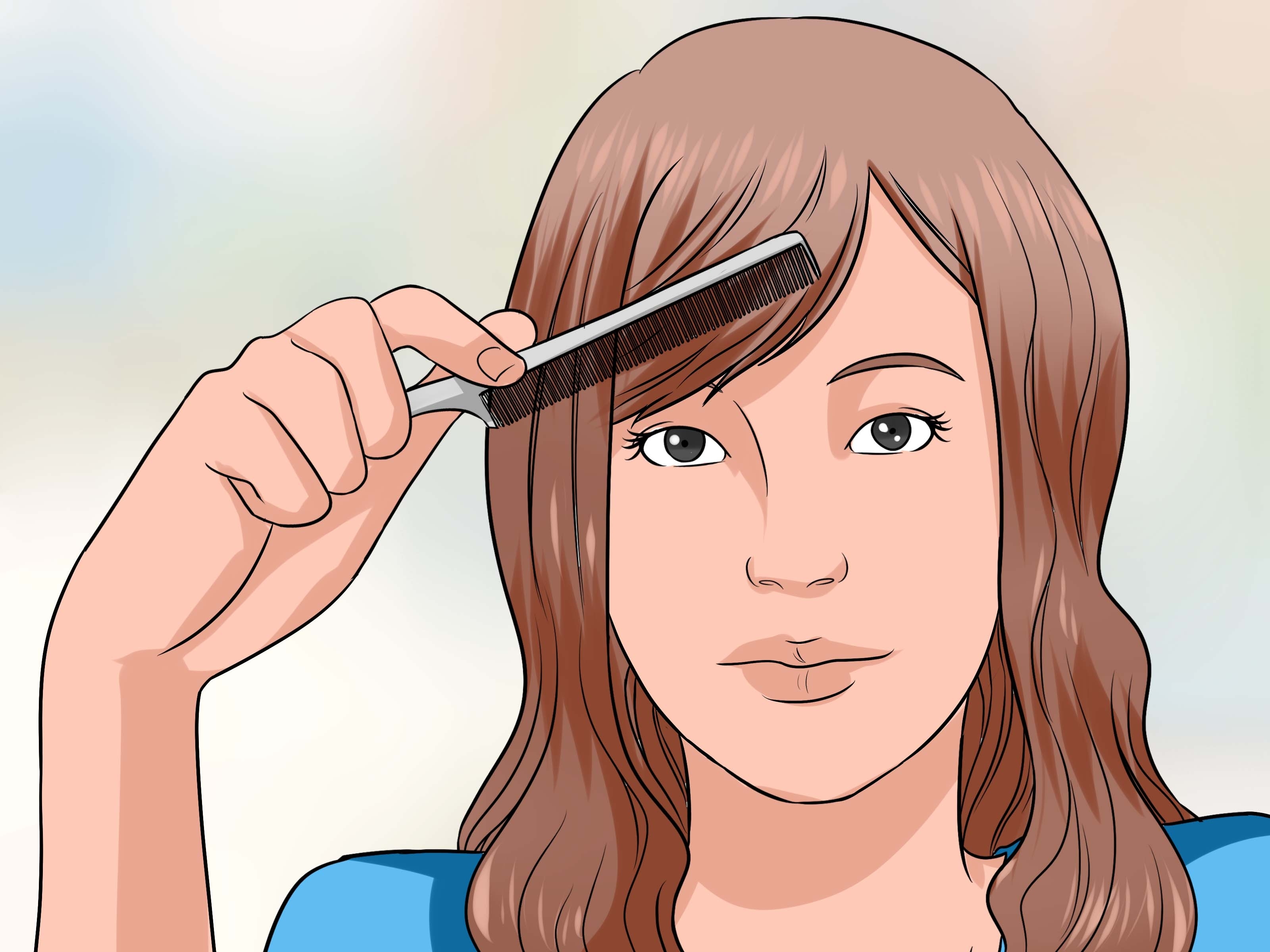 3 Ways To Cut Side Swept Bangs - Wikihow in Top-drawer Asian Side Swept Bangs Hairstyles