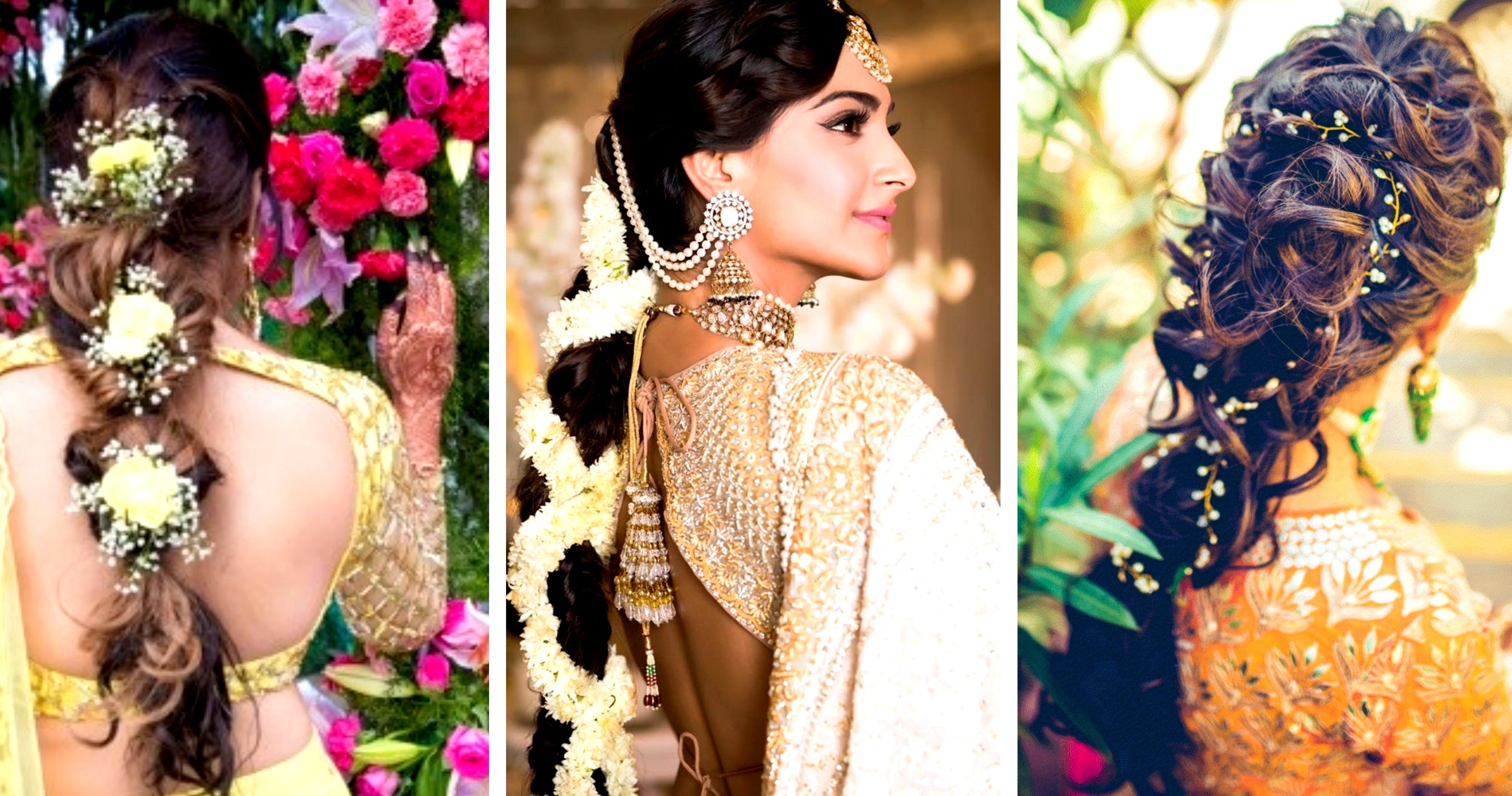 30 Best Indian Bridal Hairstyles Trending This Wedding Season! - Blog for Best Hairstyle For Indian Wedding Reception