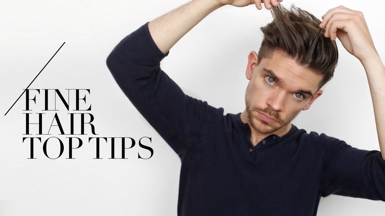7 Tips For Guys With Fine Hair… I Swear By Them! - Youtube with regard to Amazing Asian Thin Hair Hairstyle
