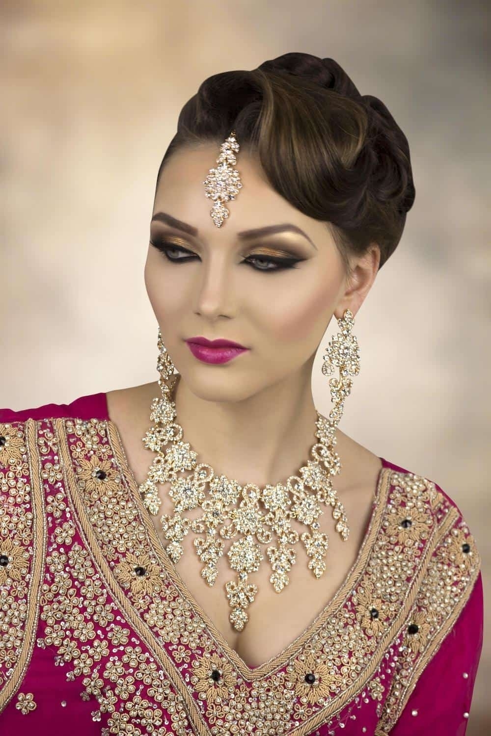 Asian Bridal Makeup Courses &amp;amp; Hair Courses - London - Indian / Pakistani in Premier Asian Bridal Hair And Makeup Courses
