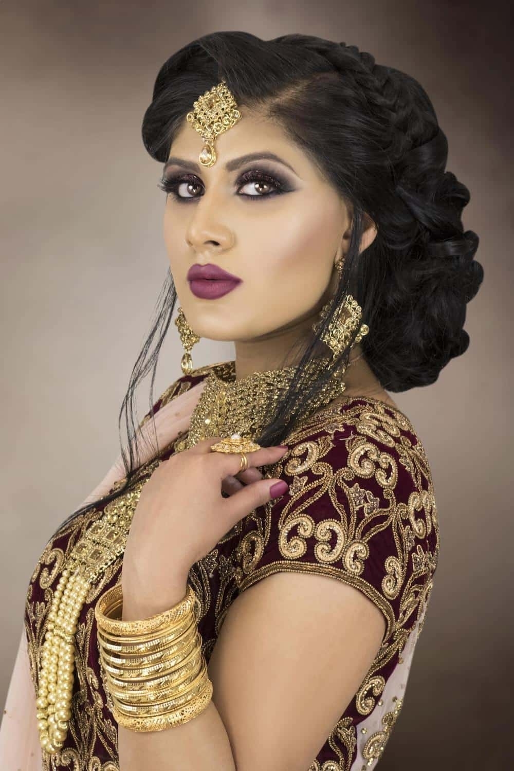 Asian Bridal Makeup Courses &amp;amp; Hair Courses - London - Indian / Pakistani with Asian Wedding Hairstyles 2018