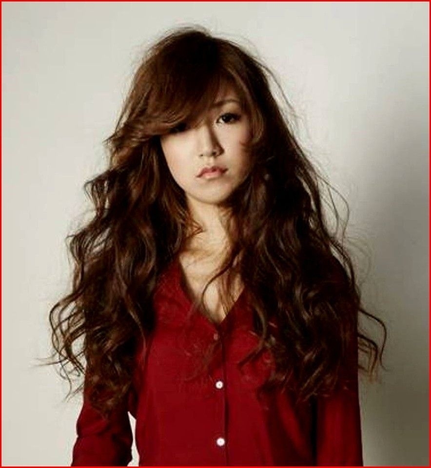 Asian Long Curly Hairstyles #hair #hairstyles #easyhairstyles pertaining to Asian Long Curly Hairstyles