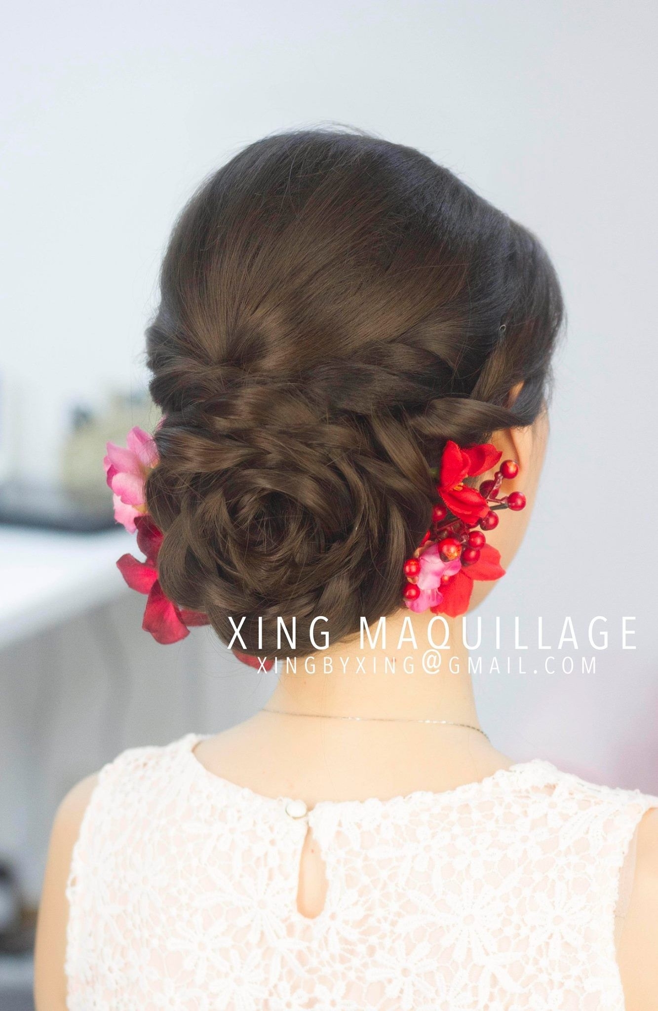 Braids, Up-Do, Bun, Asian, Wedding, Hair, Chinese | Hair In 2019 in Superb Prom Hairstyles For Asian Hair