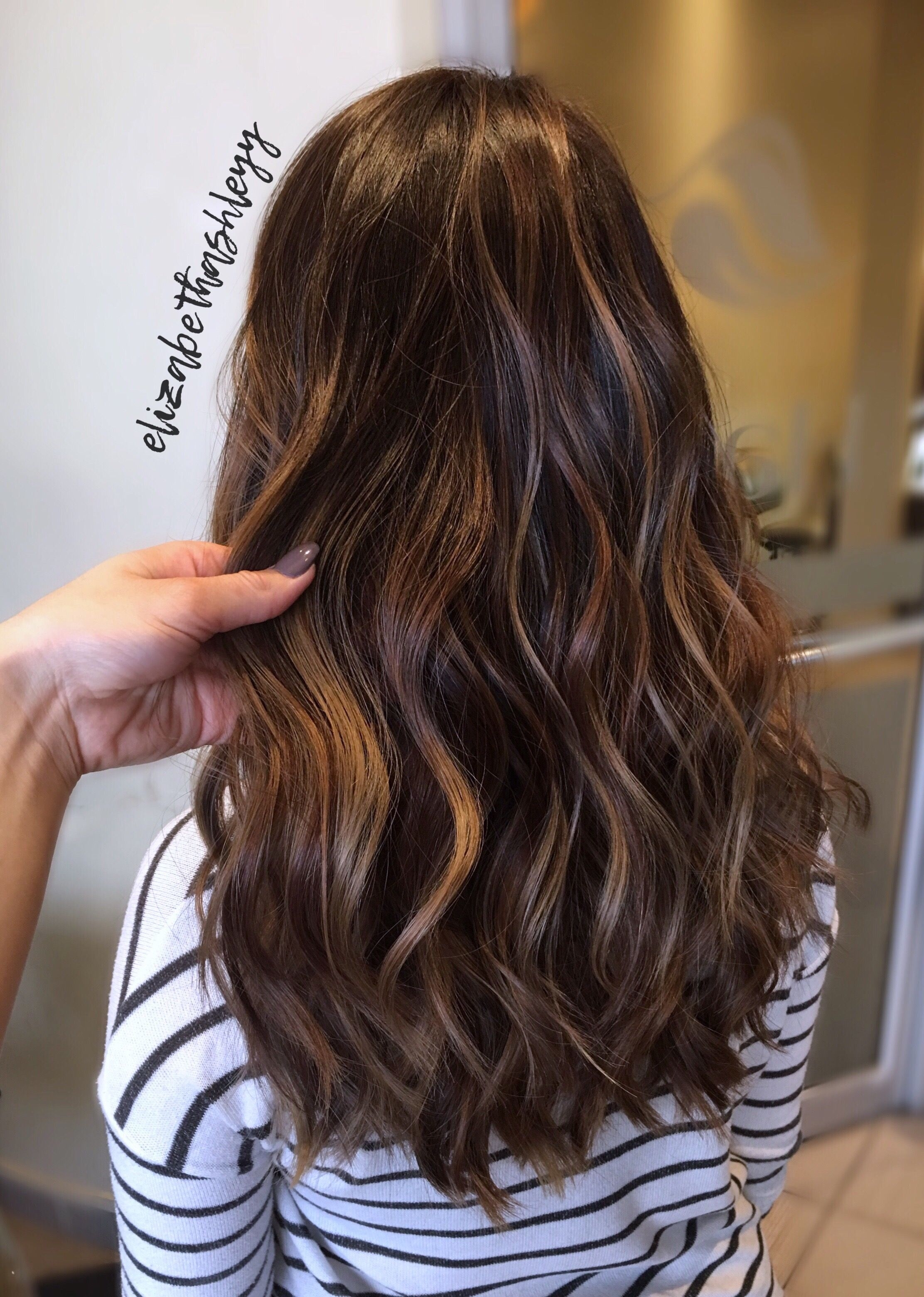 Classic Balayage On Asian Hair | Low Maintence Balayage Highlight throughout Asian Hairstyles With Highlights