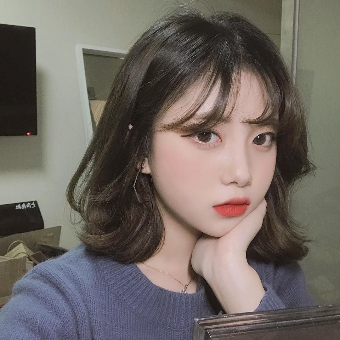 ♡ Her Hair Is So Pretty! #peinadosasiaticos | Aesthetics In 2019 pertaining to Cute Korean Hairstyles For Short Hair