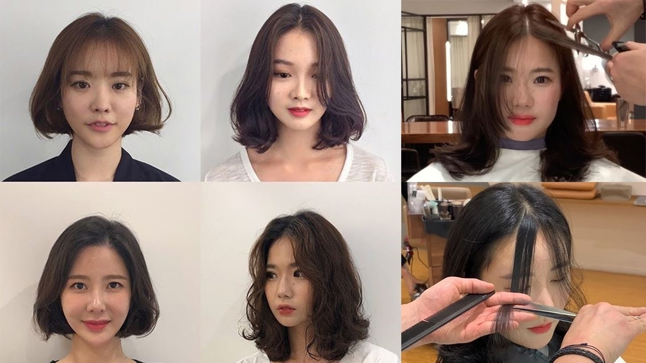 Easy Cute Korean Haircuts 2019 ? How To Cut Bangs ? Hair Beauty inside The greatest Cute Korean Hairstyles For Medium Hair