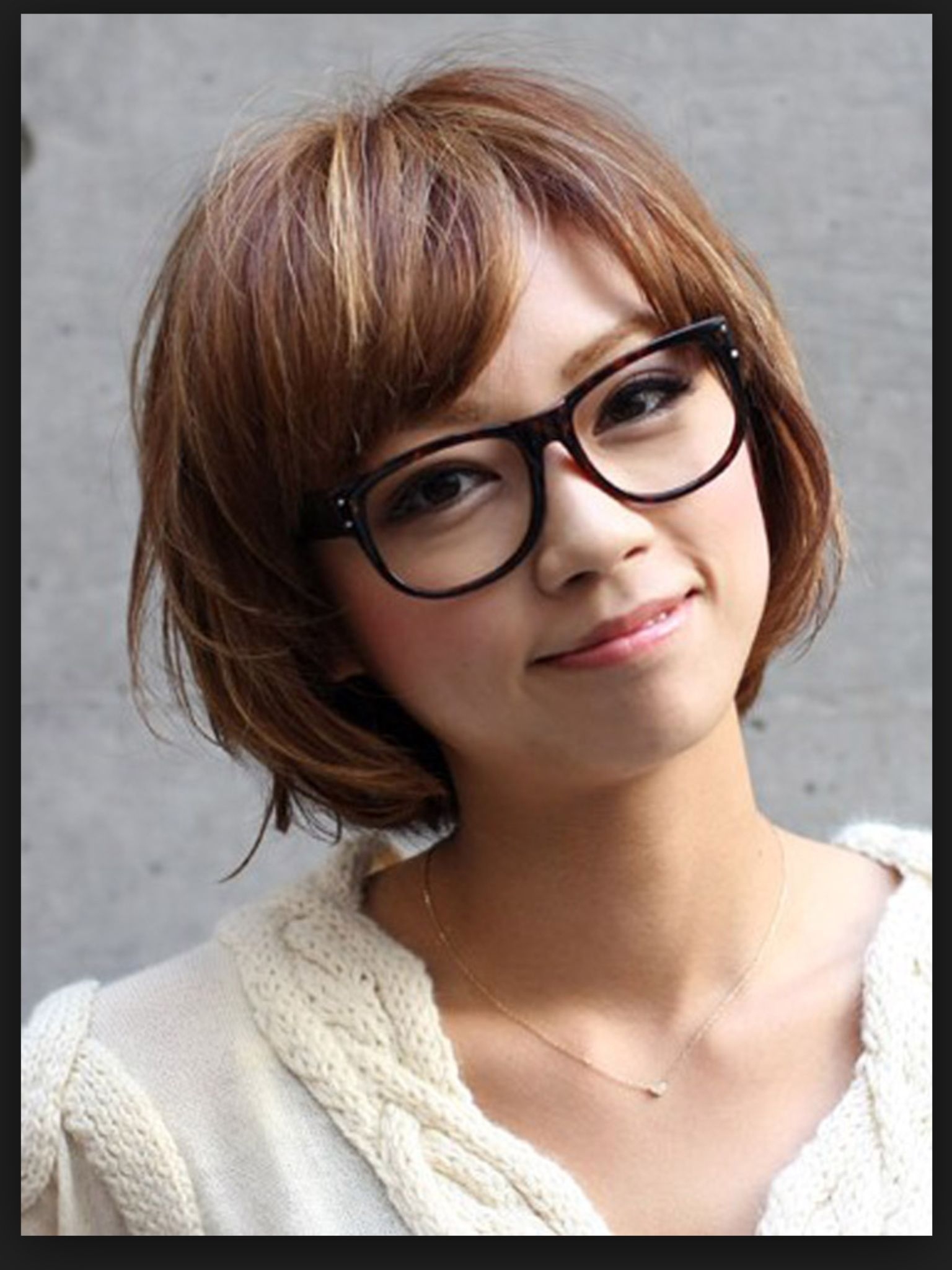 Glasses With A Trendy Bob | Haircuts | Short Hair With Bangs, Cute with regard to Amazing Asian Hairstyle With Glasses