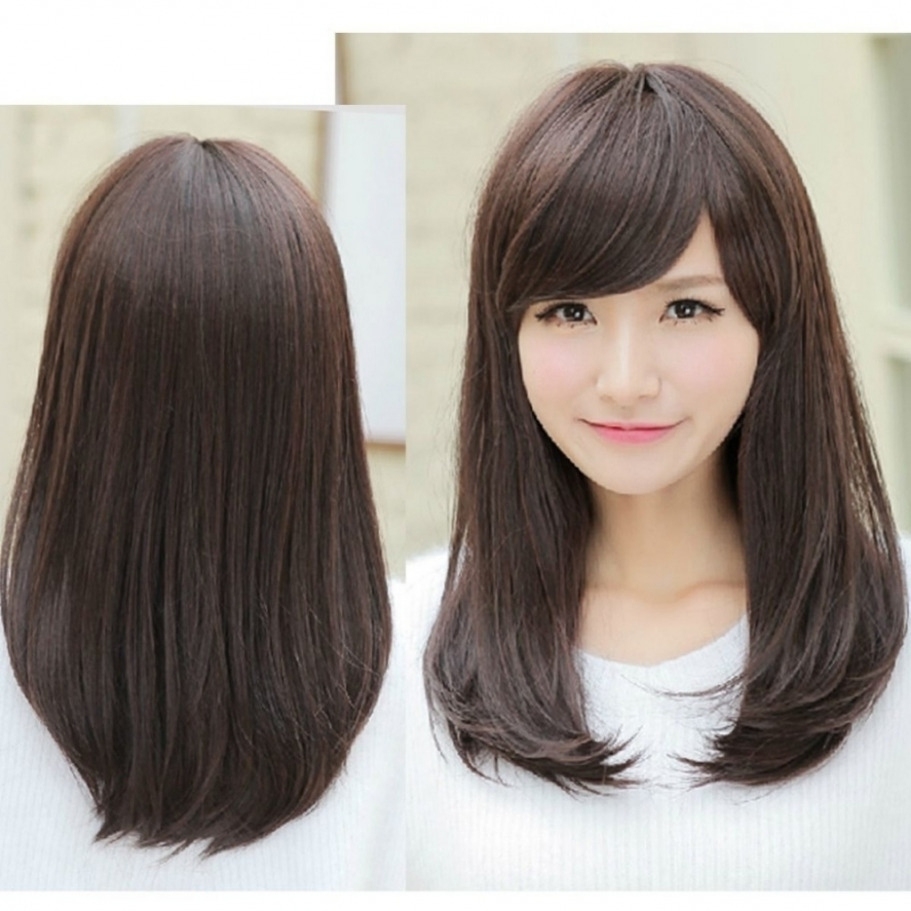 Hair Cuts : Korean Haircut Style For Women Hairstyle Female Long regarding Premier Korean Hairstyle For Oval Face Female