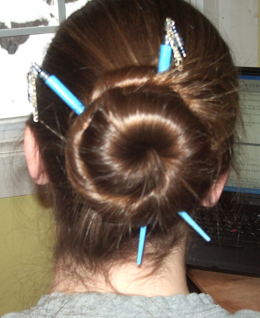 Hairstyles For Hair Sticks: 9 Steps (With Pictures) pertaining to Asian Hairstyles With Chopsticks