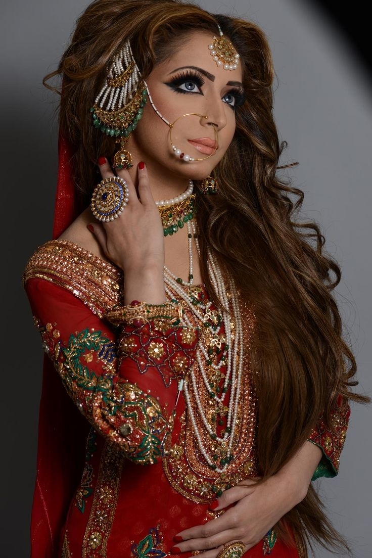 Pakistani Asian Bridal Hairstyles (3) - Stylesgap intended for How To Do Asian Bridal Hairstyles