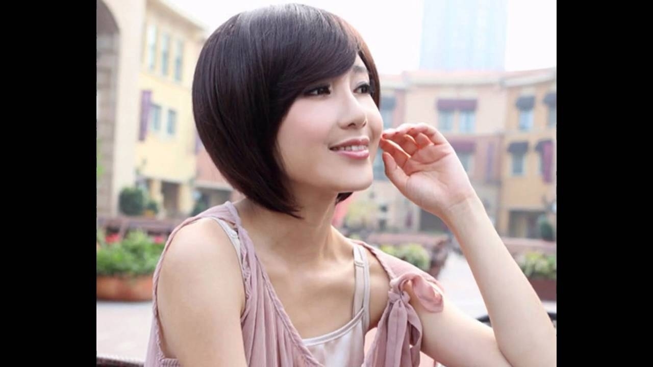 Short Hairstyles For Asian Women 2016 - Youtube pertaining to Cute Asian Hairstyles For Short Hair