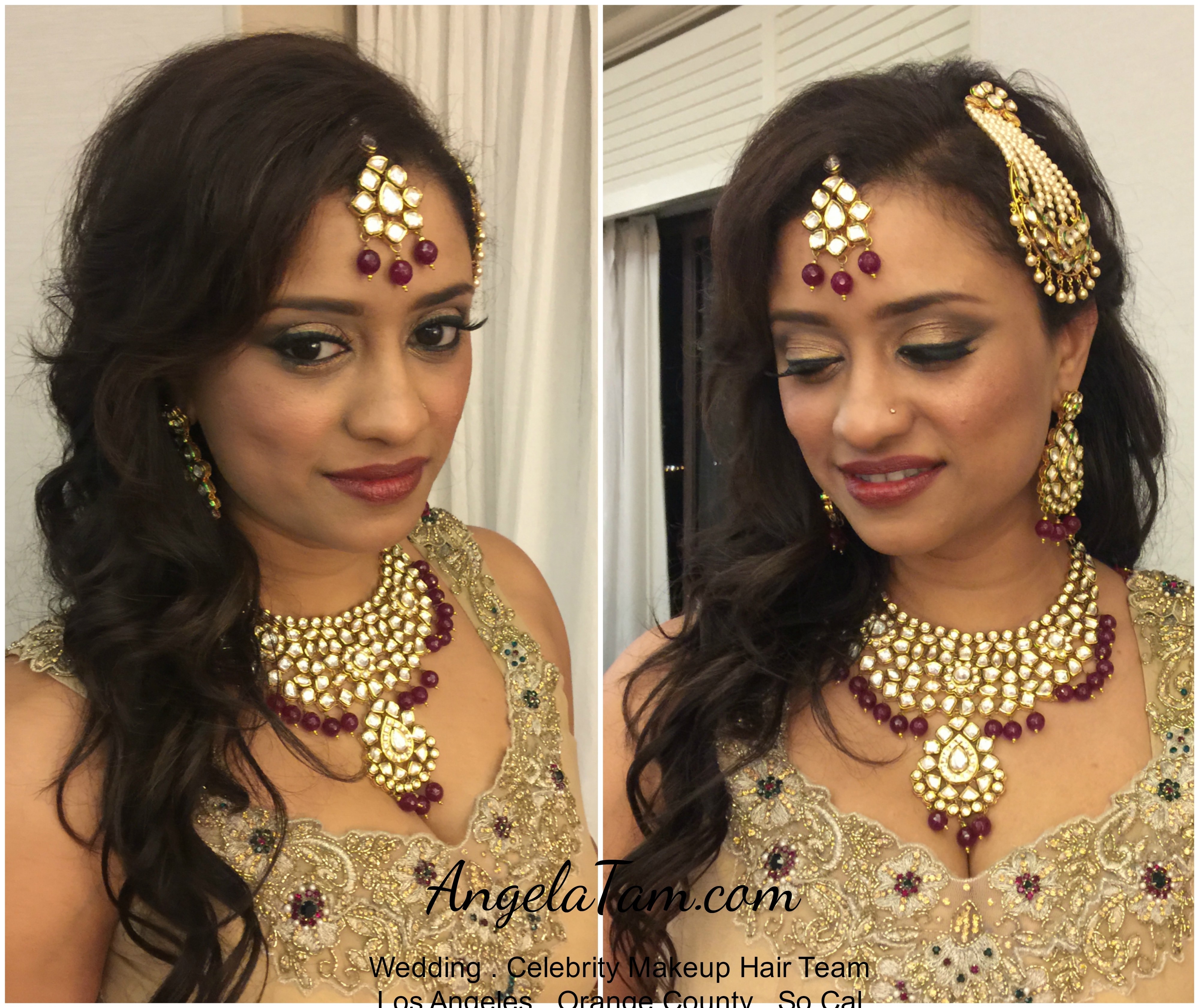 South Asian Wedding – Mariott Marina Del Rey | Indian Bride – Sheila within South Asian Wedding Hairstyles