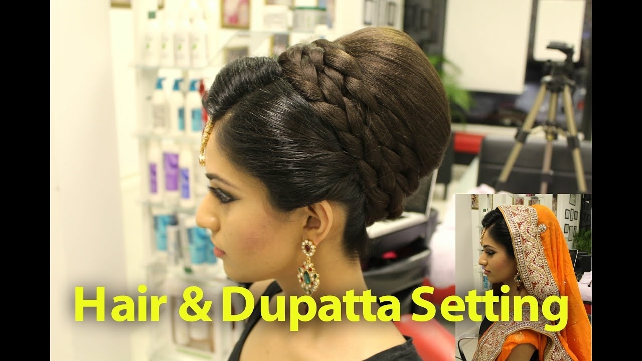 Tutorial: Indian, Pakistani, Asian Bridal Hair Style - Youtube with Asian Wedding Party Hairstyles
