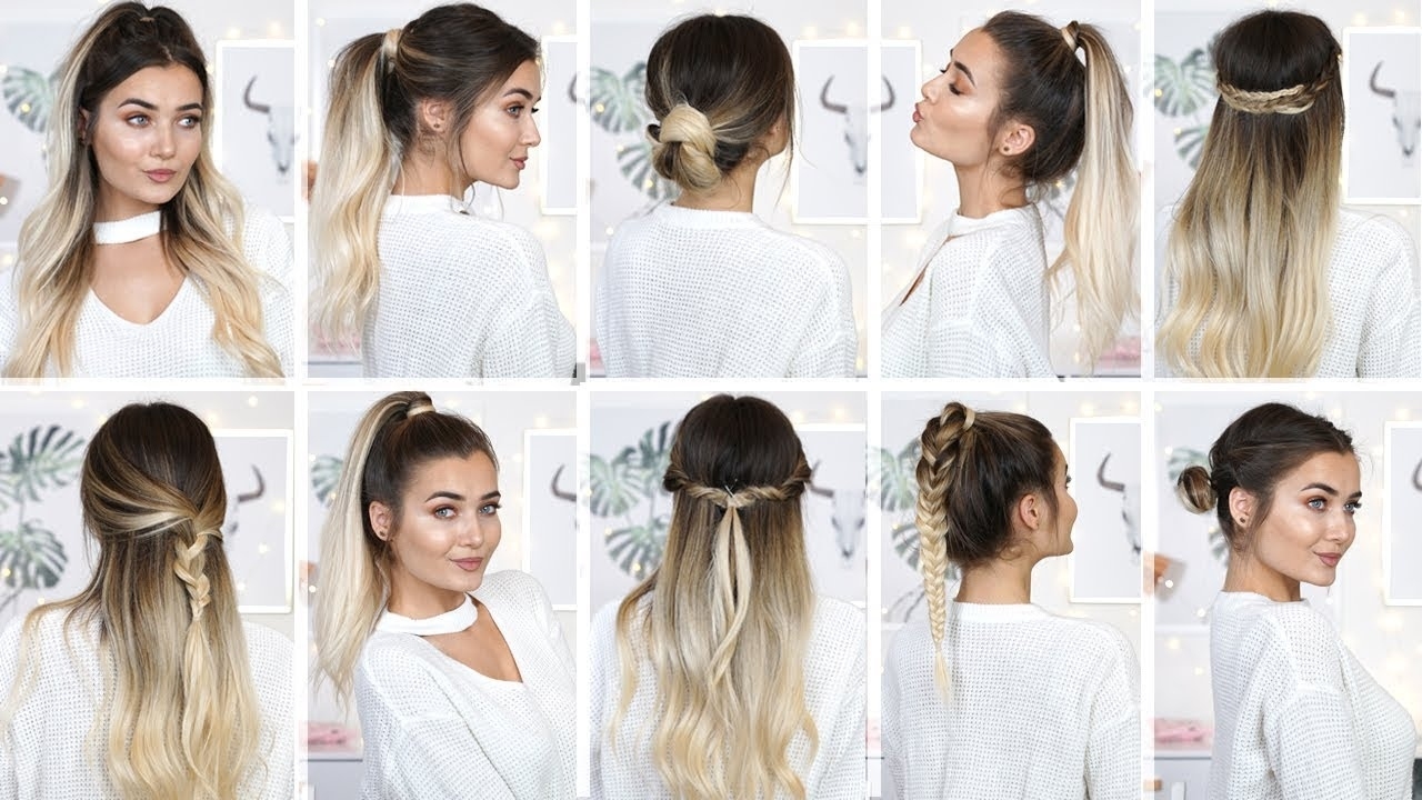 10 Easy Heatless Back To School Hairstyles! with regard to Easy Beggner Hairstyle Sfor School