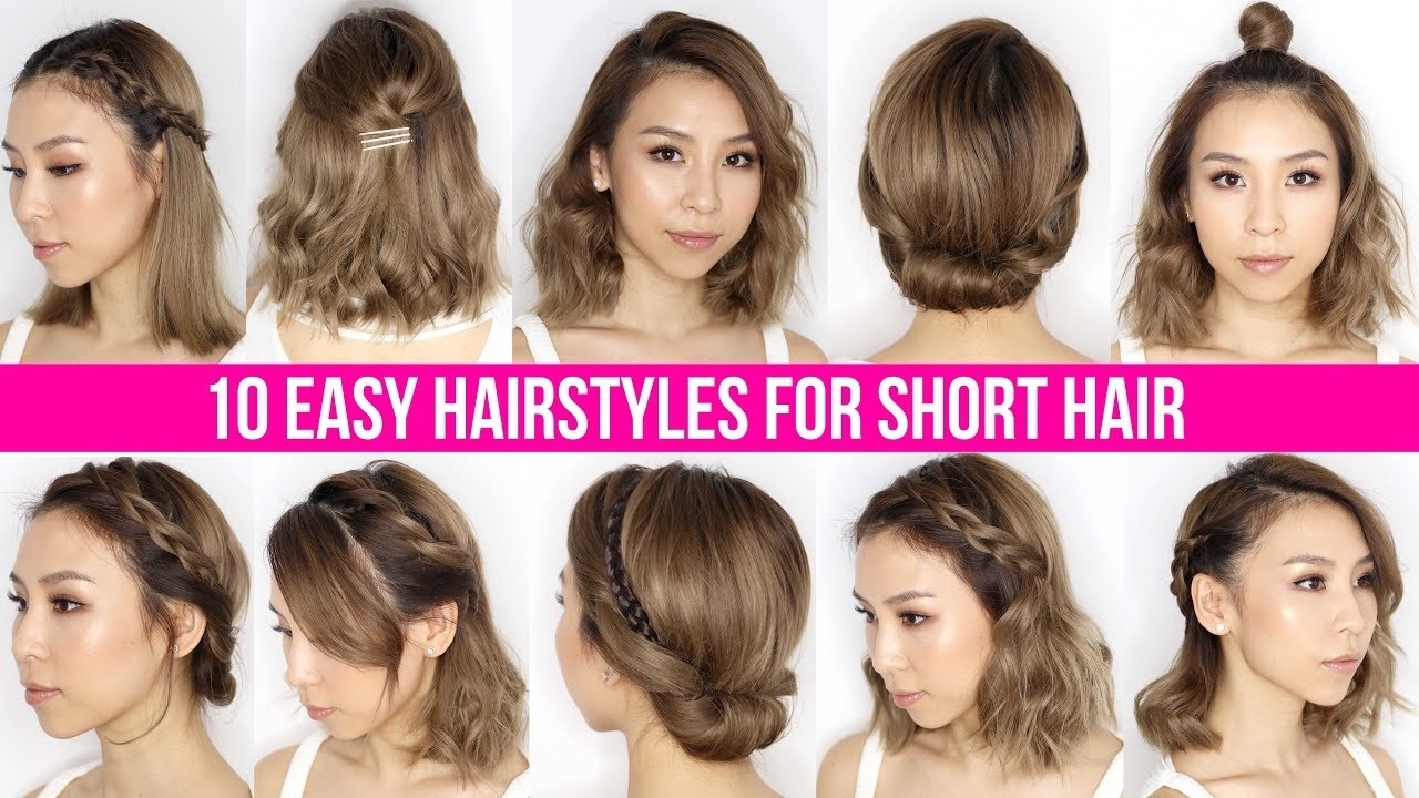 10 Easy Ways To Style Short Hair &amp; Long Bob - Tina Yong for Put Different Hairstyles On You