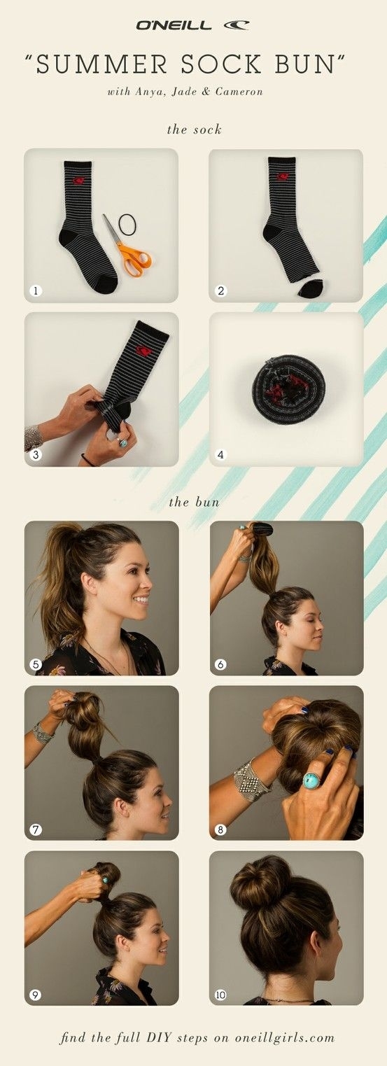 10 Hair Tutorials For Buns | Hairstyles In 2019 | Hair, Long for Hairstyles To Wear To Bed