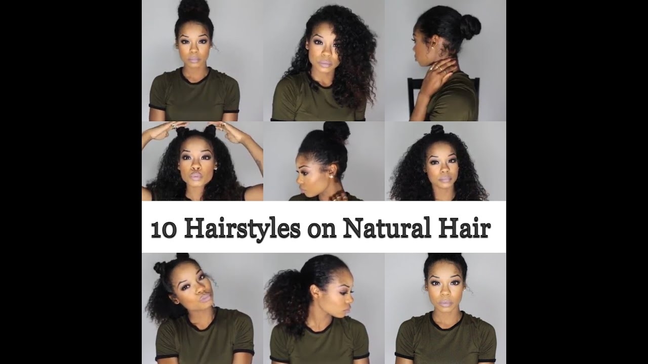 10 Quick And Easy Hairstyles On Natural Hair - 3B/3C intended for Hairstyles For 3A Natural Hair