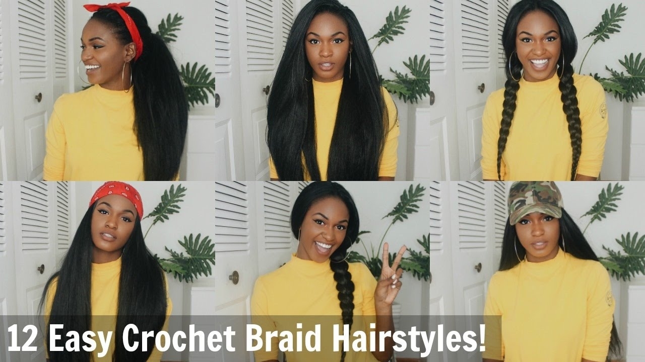 12 Super Easy Straight Crochet Hairstyles! - Outre X-Pression Dominican  Blowout intended for Dominican Blowout Crochet Hairstyles